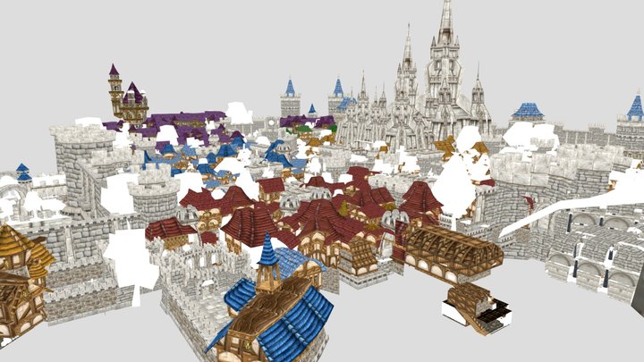 old/classic Stormwind (in progress) 3D Model