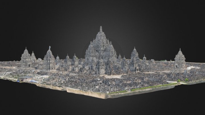 Candi Sewu 3D Model