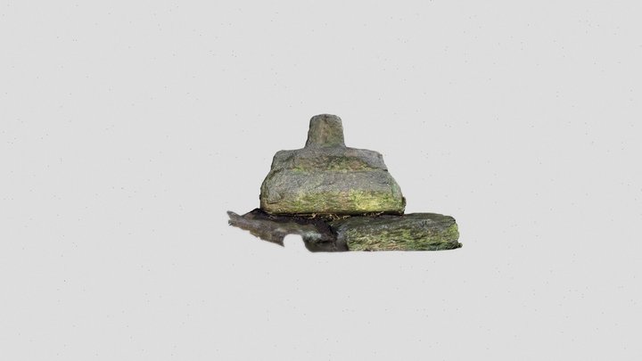 Bishopton Cross Stump 3D Model