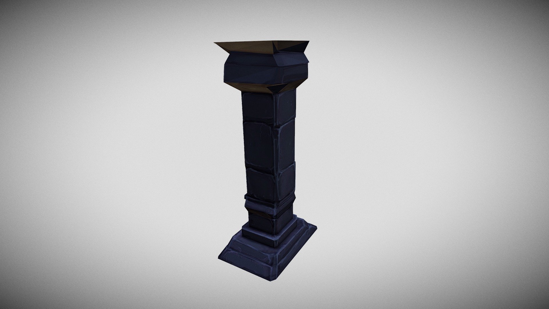 Dungeon Pillar - 3D model by mcgriblet [76aa054] - Sketchfab