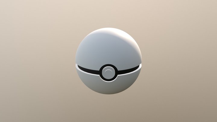 Pokébola 3D Model