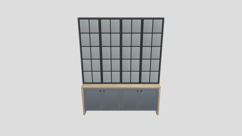 Glass Doors Cupboard