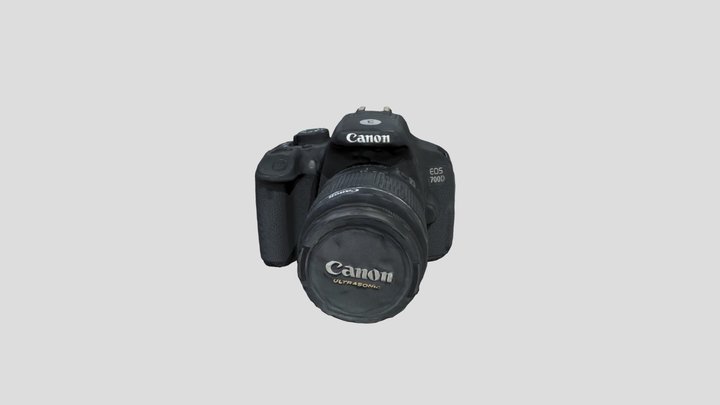 Canon 700D DSLR Camera 3D Model