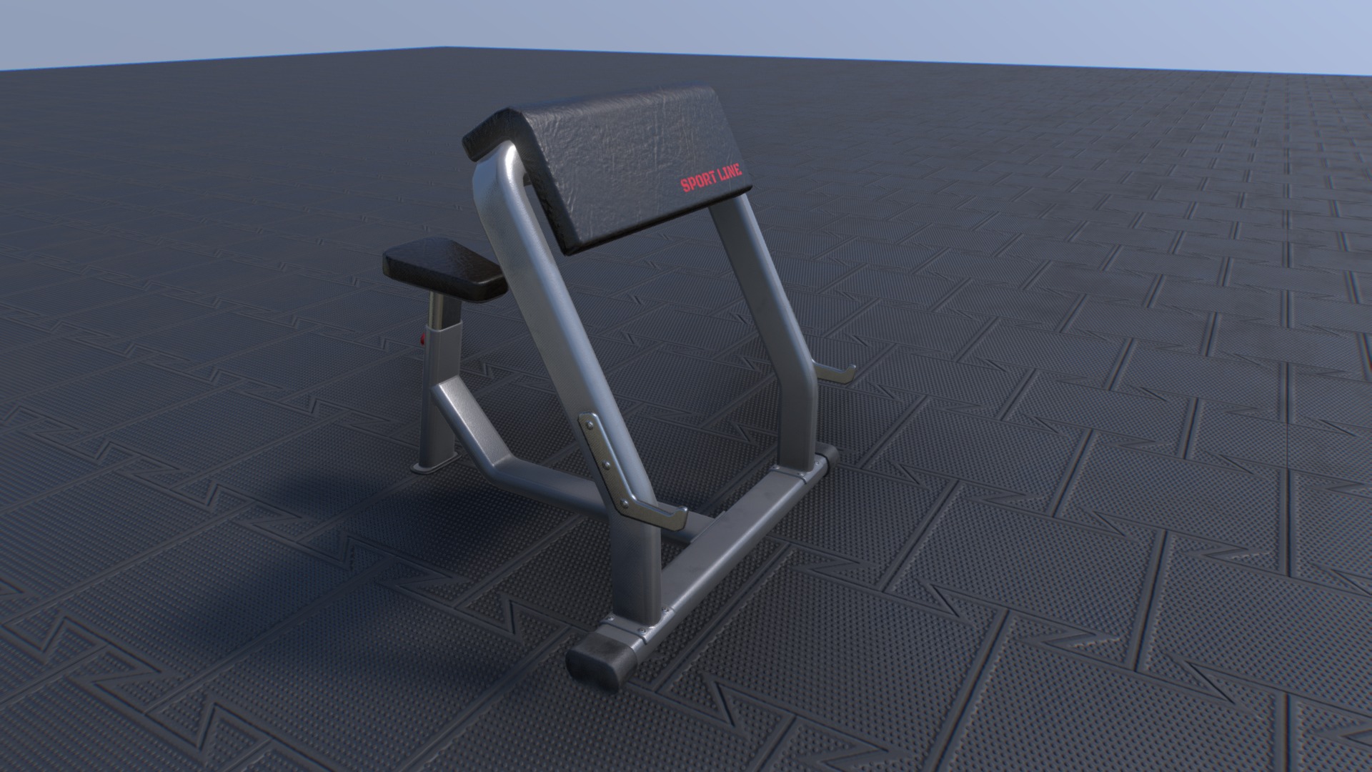 3D model Scott Bench - This is a 3D model of the Scott Bench. The 3D model is about a machine on the field.