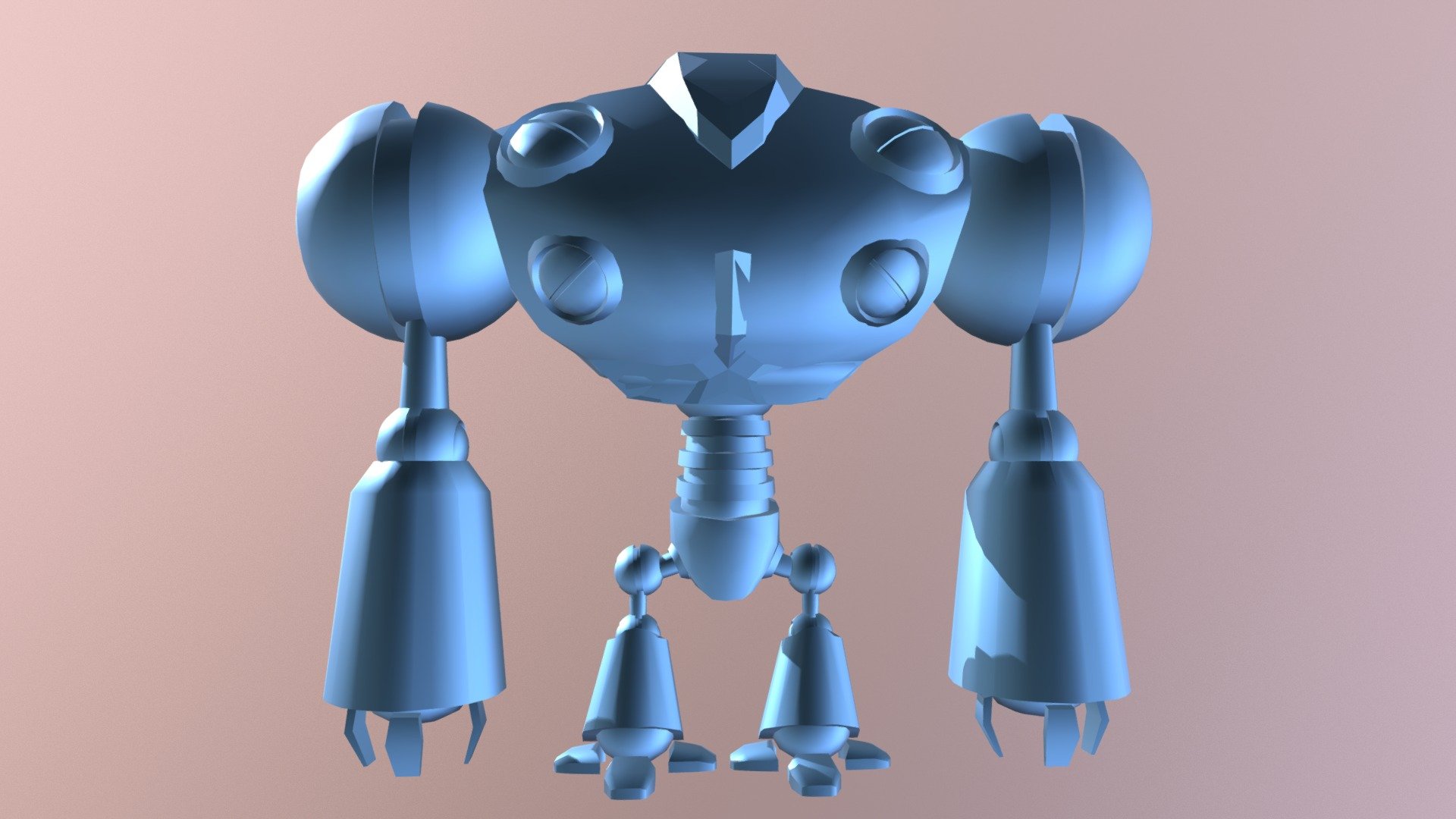 Refactored Robot — Sketchfab embed 3D viewer