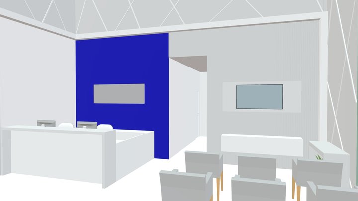 Design de interiores comercial | REDE ORTO 3D Model