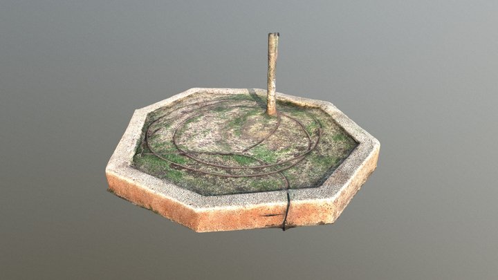 Octagonal Grass Thingy 3D Model