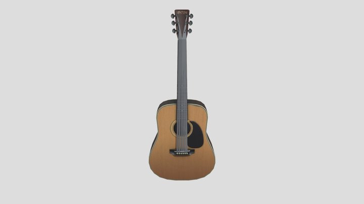 1967 Martin D-28 – Modèle 3D gratuit STL