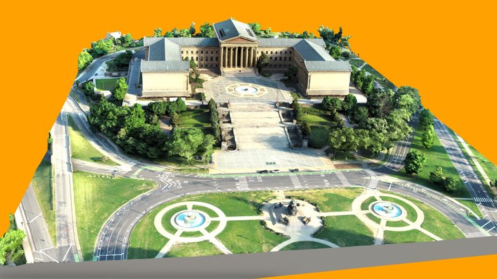 Philadelphia Museum of Art 3D Model