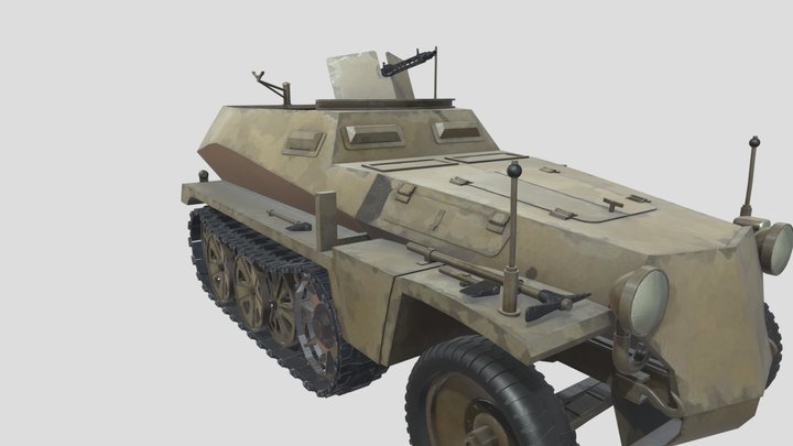 SD.kfz.251 3D Model