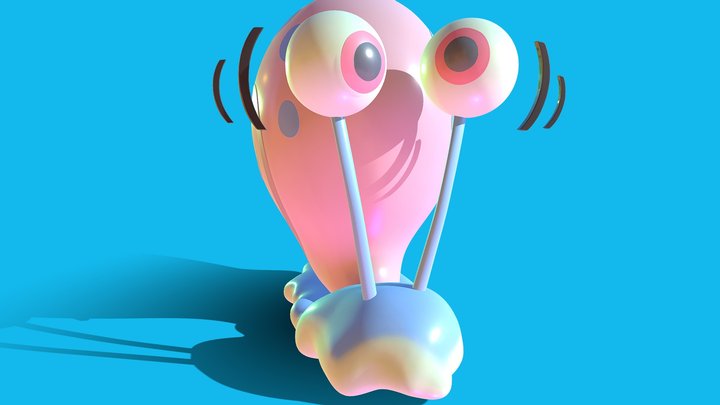 Gary Spongebob 3D Version 3 3D Model