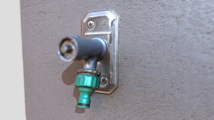 Water post 3D Model
