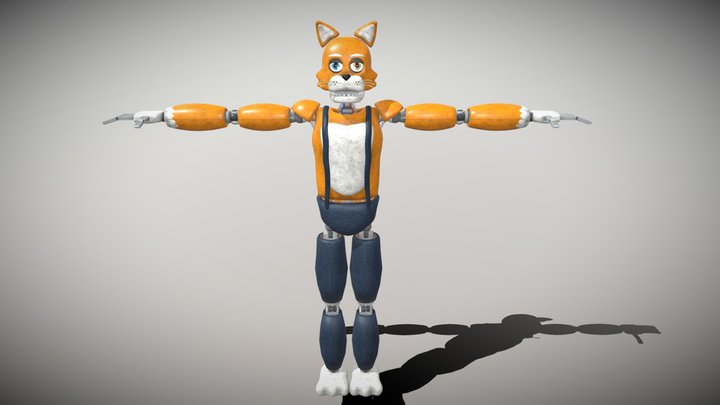 [FNaF Cat Base Model for OC's] 3D Model