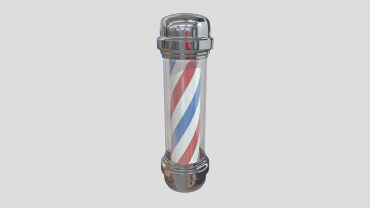 barber pole 3D Model
