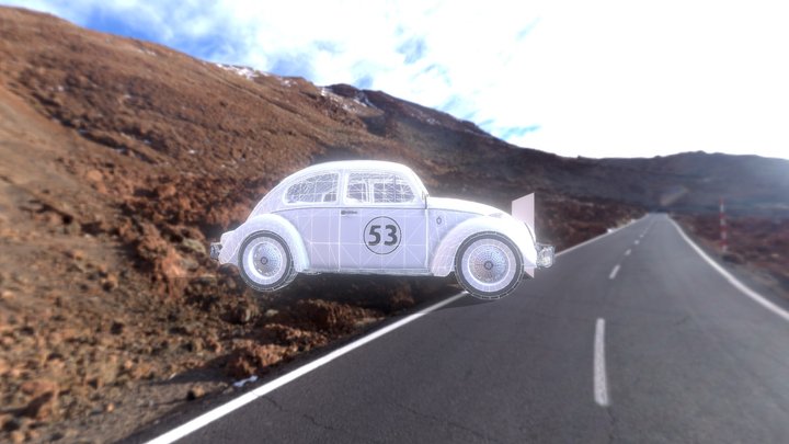 herbie the love bug 3D Model