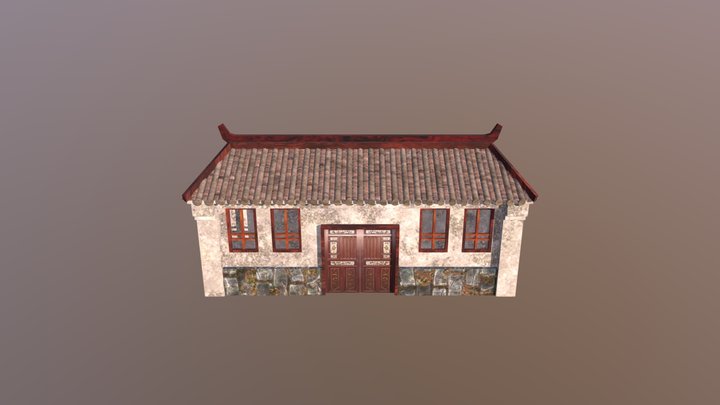 House2REV Colored 3D Model