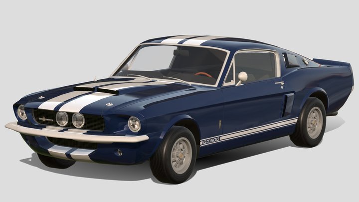 1967 Shelby GT500 – Free 3D Model STL