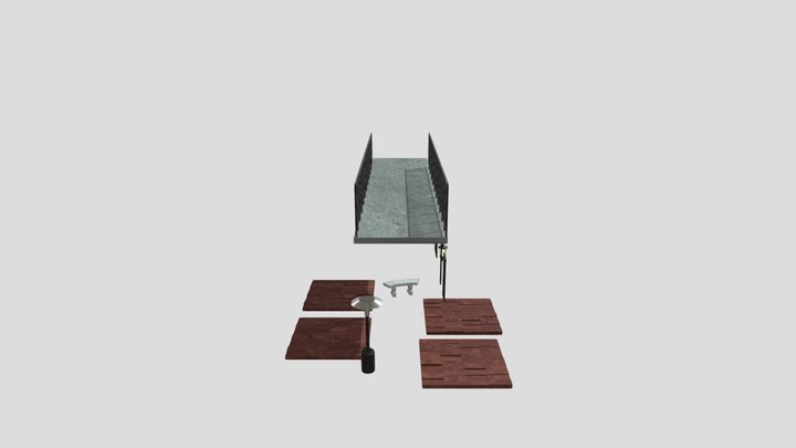 ModularEnvironmentIndividualProps-SRay 3D Model