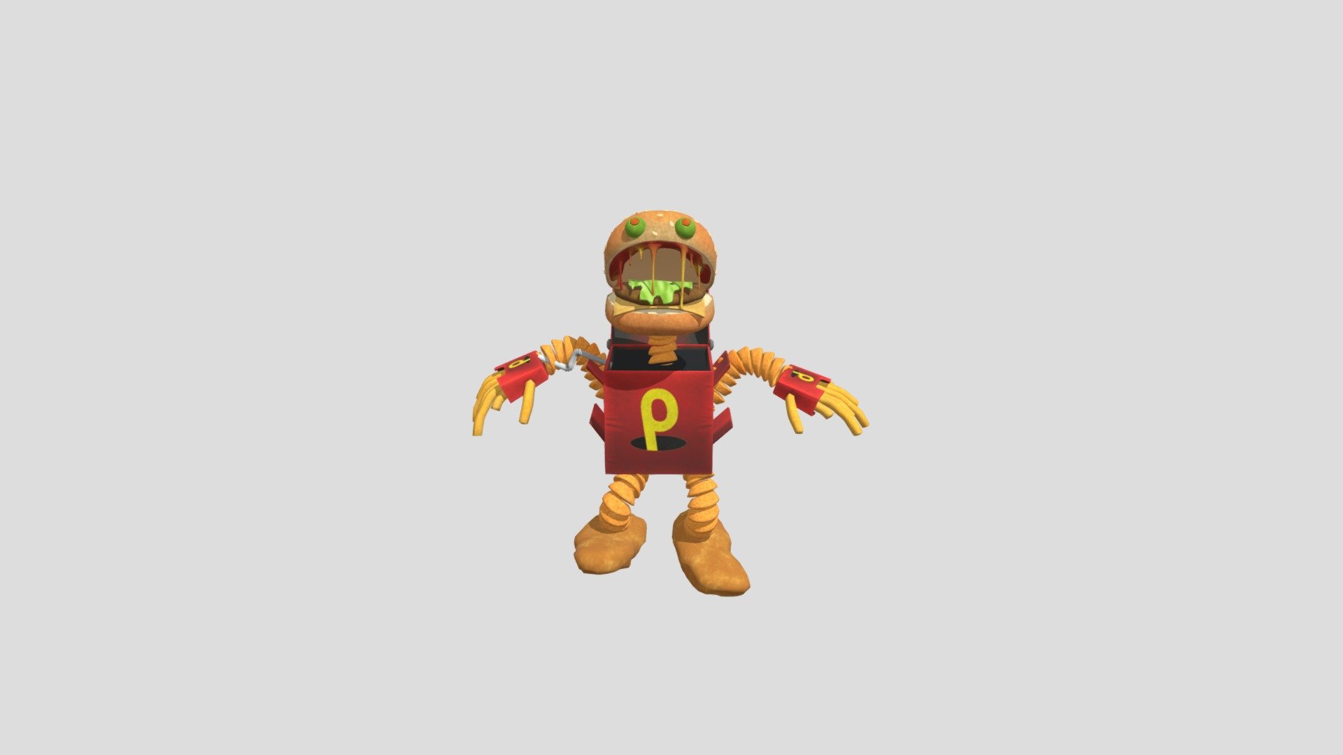 Project Playtime  Boxy Costume - Download Free 3D model by Xoffly  (@Xoffly) [5a81d59]
