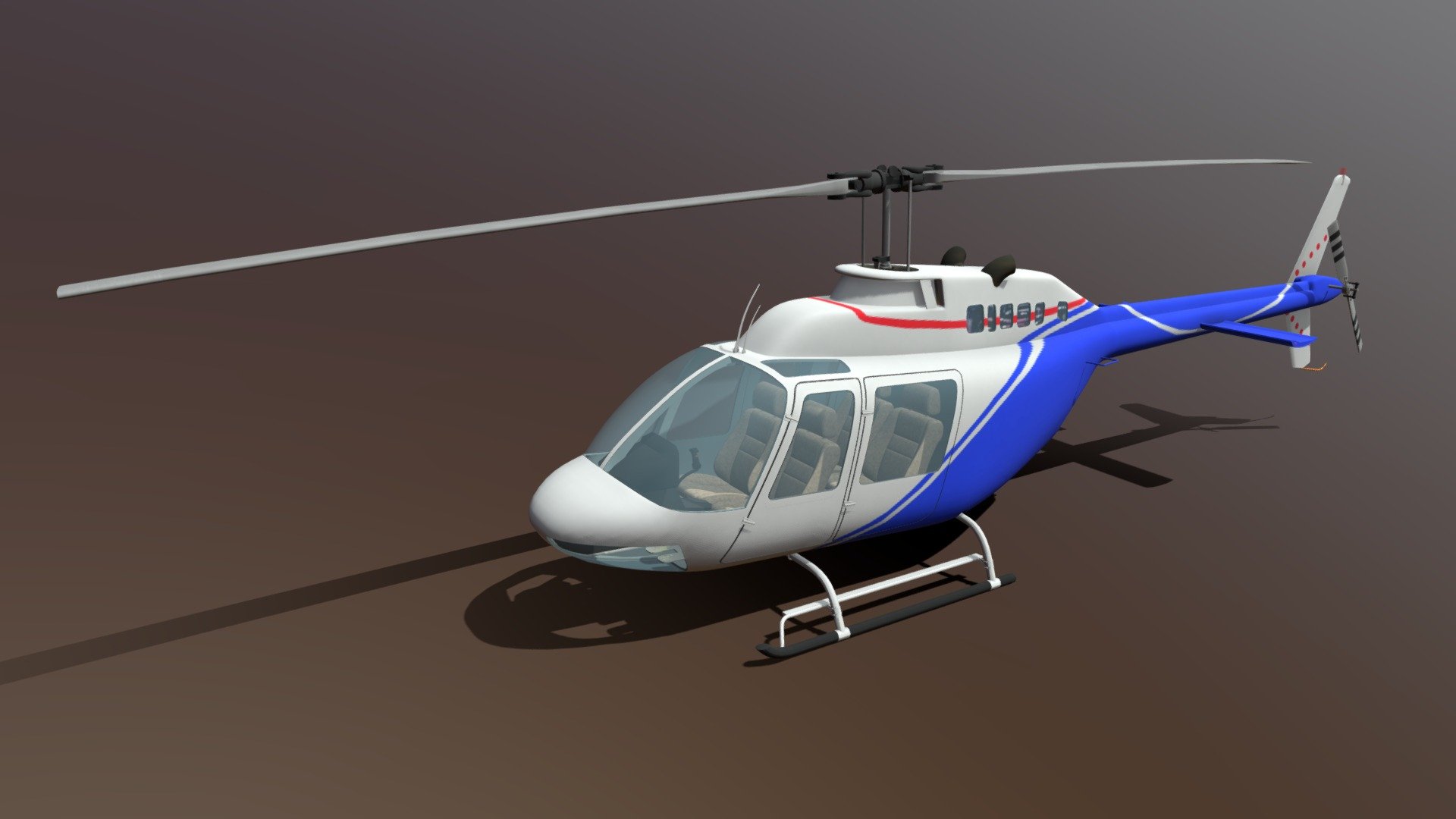 Bell 206 Jet Ranger - Download Free 3D model by helijah [76b3a34 ...