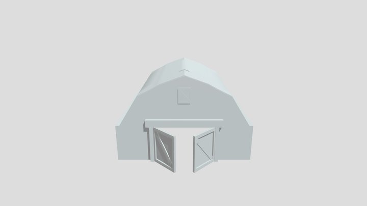 Barn House 3D Model