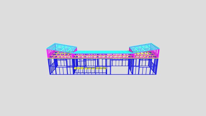 15m 2 bed Design 2 3D Model