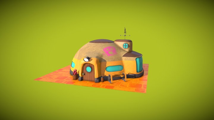 House Slime Rancher Concept Art 3D Model