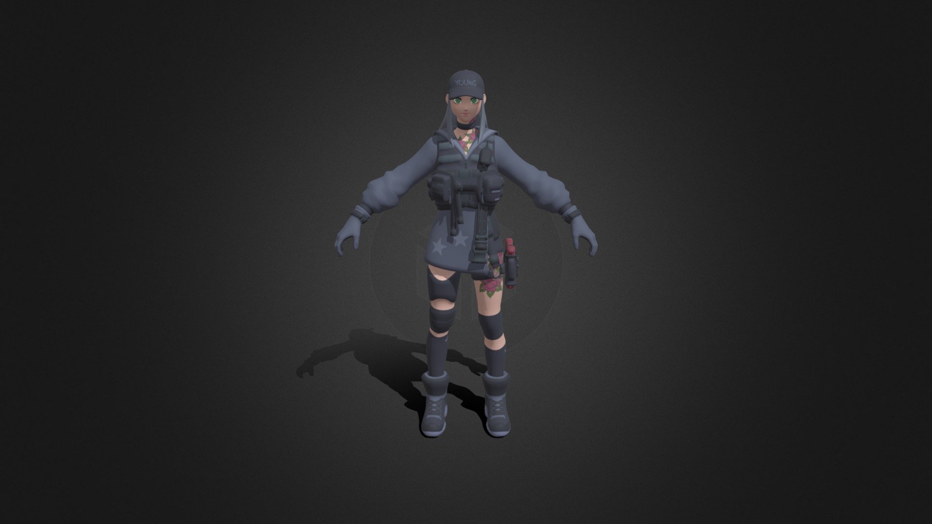 Chigusa - Fortnite - Download Free 3D model by Yxboireal (@Yeboireal)  [76b703f]