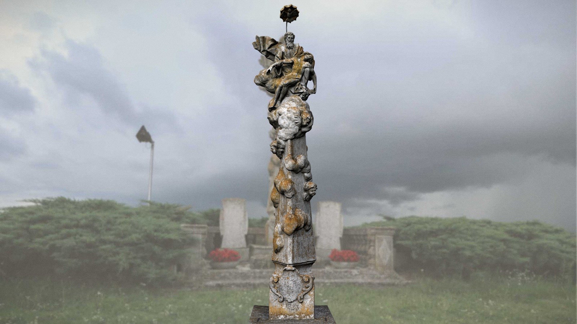 Dreifaltigkeitssäule — Sketchfab embed 3D viewer