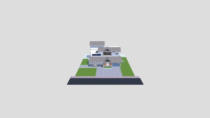 RESIDENCE FOR SHABEER & FAMILY, UPPUNGAL 3D Model