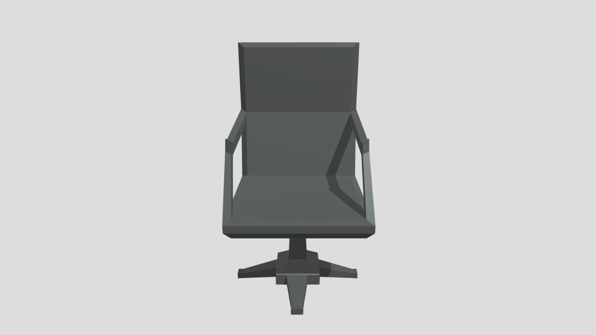 Arm_Chair-LowPoly