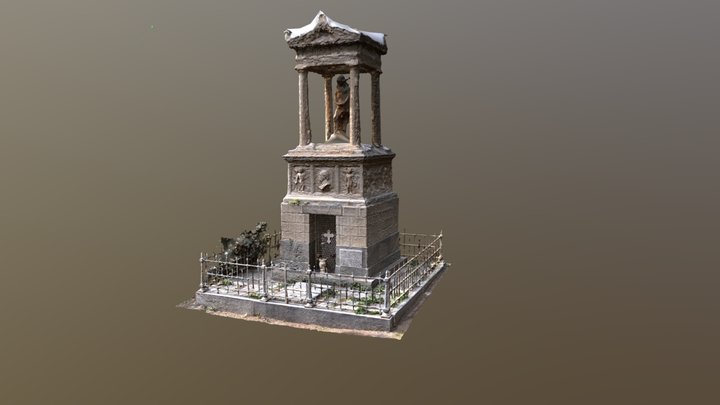 Ladopoulos family burial monument 3D Model