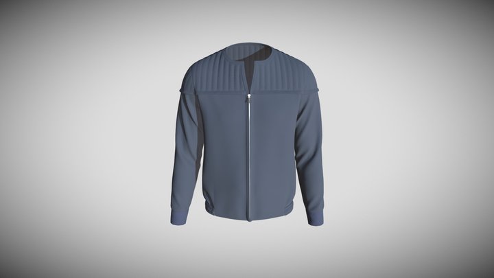 Premium Quality Classic Jacket Design 3D Model