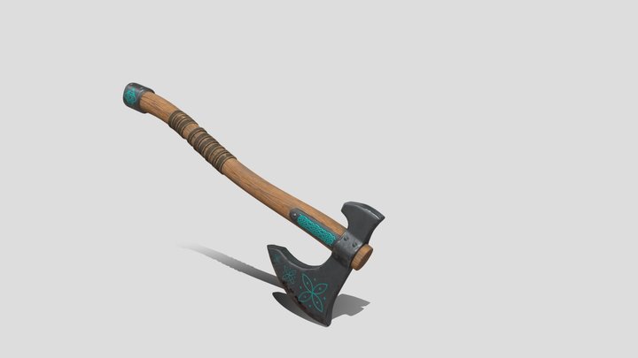 Viking Axe 3D Model