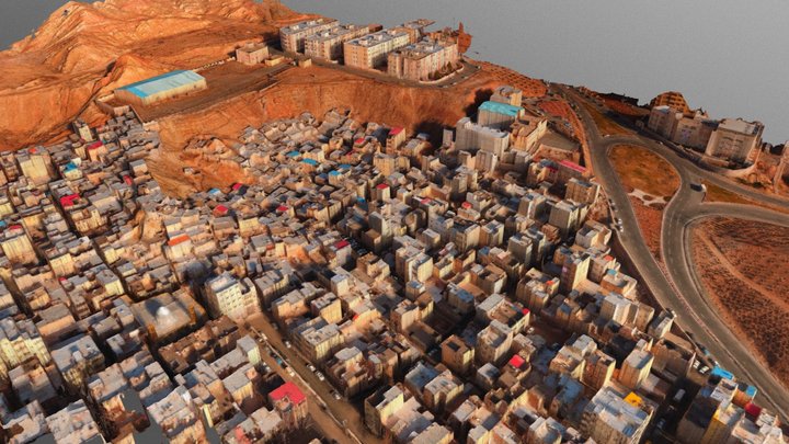 Tabriz Sh.Beheshti district 3D Model