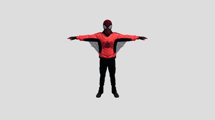 Spider-Man Winged Costume 3D Model