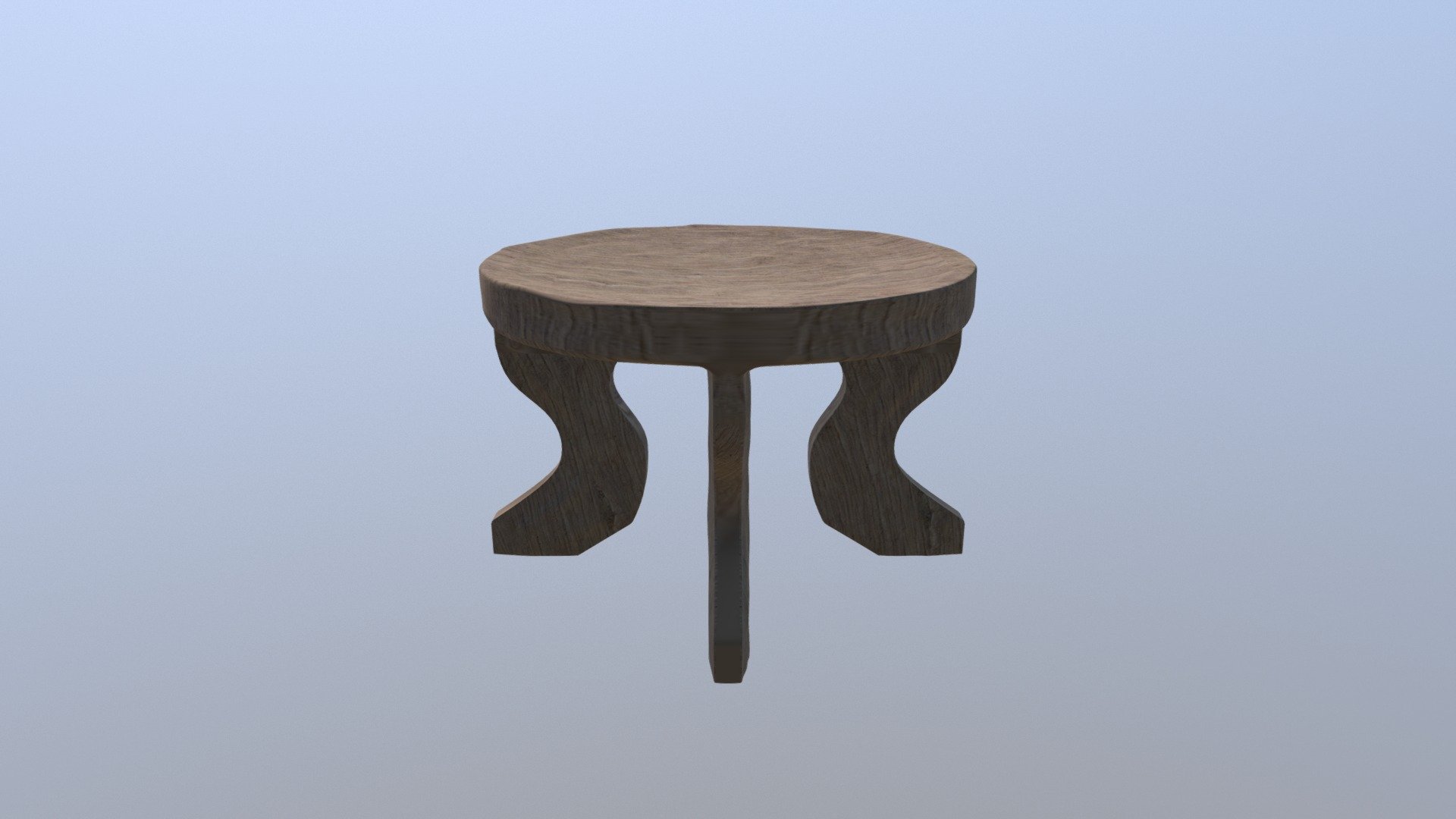 African Stool - 3D model by kudimaker [76bc4c5] - Sketchfab