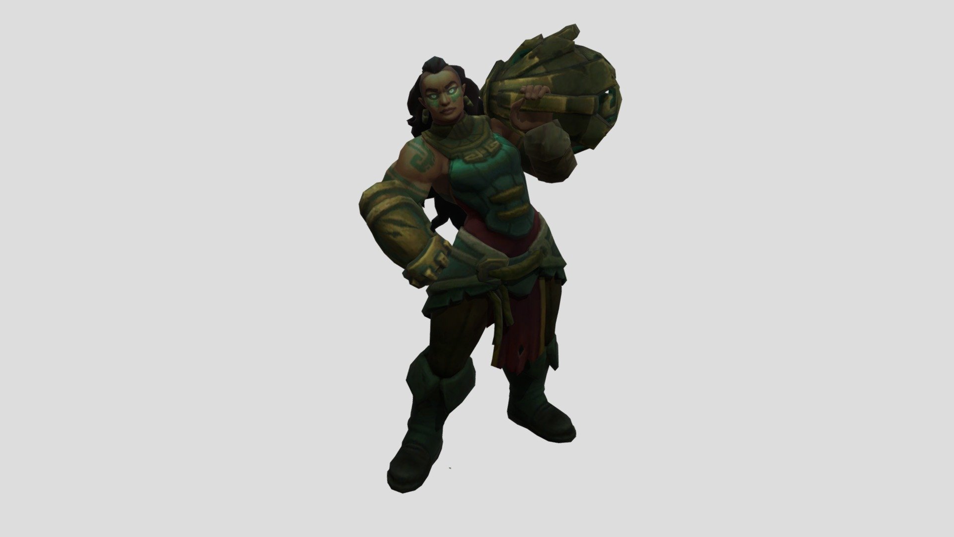 Illaoi  League of legends characters, League of legends,  art