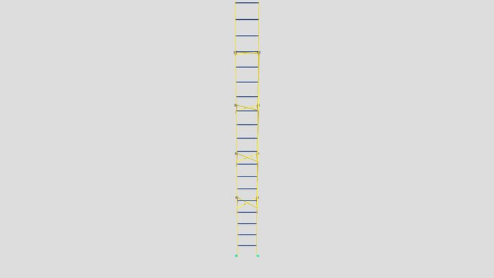 Marshalls Roof Access Ladder 3D Model