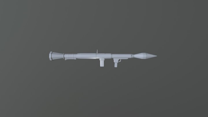 Bazooka - No Texture 3D Model