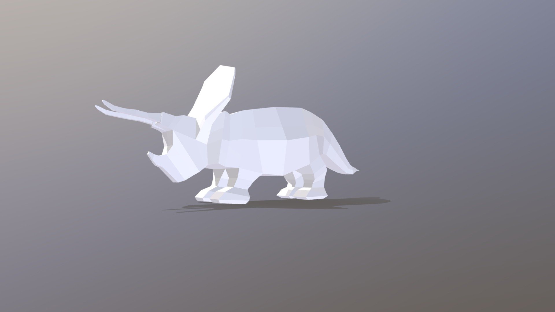 Triceratops LowPoly