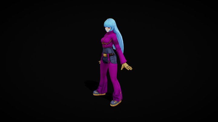 Kula Diamond - KOF All Stars 3D Model
