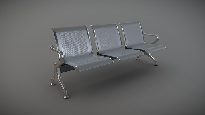 Waiting Chair 3D Model
