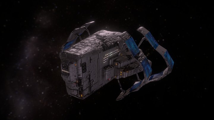 Space Cargo Ship Transporter