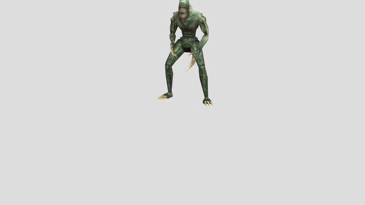Alien Idle 3D Model