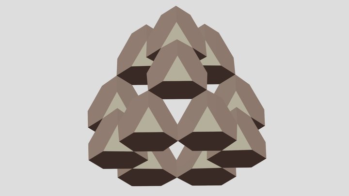 Truncated Tetrahedron Fractal | Level 1