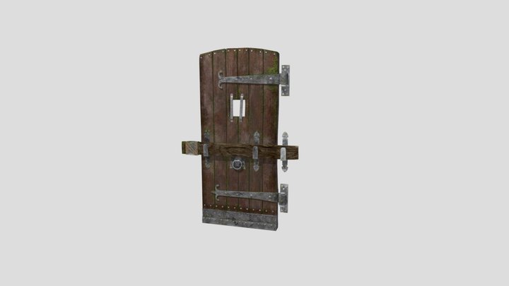 drzwi_zasuwa_pokój_01 3D Model