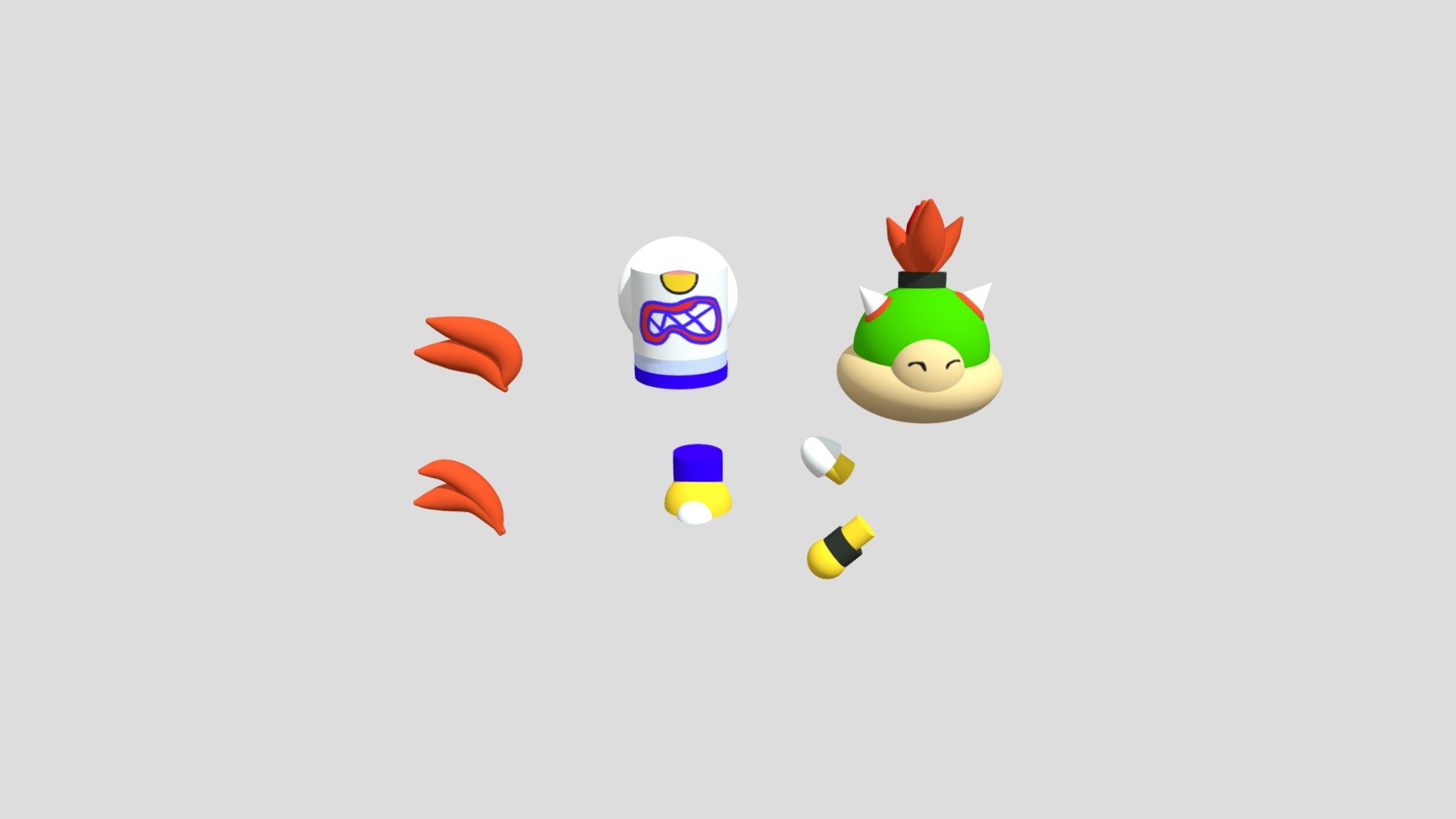 Bowser Jr - Super Mario Assets Modelo 3D - TurboSquid 1602099