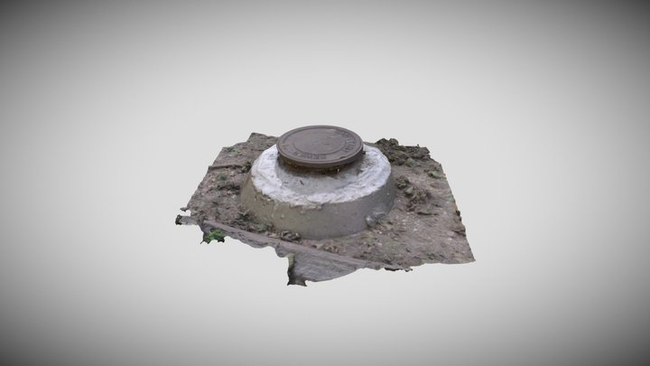 Sewer Manhole Photo Scan 3D Model