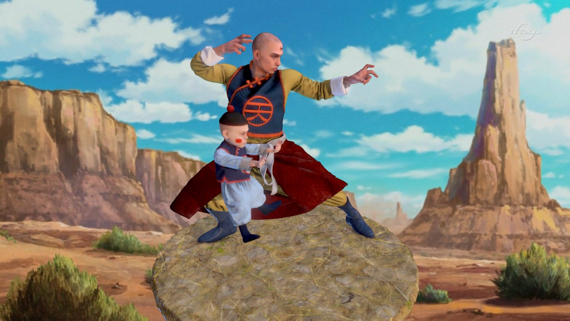 Dragon Ball七龙珠 - Tien Shinhan and Chiaotzu天津饭 饺子